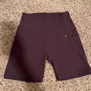 Love Fitness Women's Shorts, Medium, Dark Purple